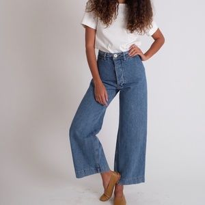 Jesse Kamm Sailor Pant Cowboy Blue Japanese Denim size 8